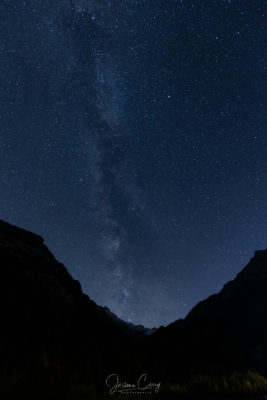 Voie lactée en Valais